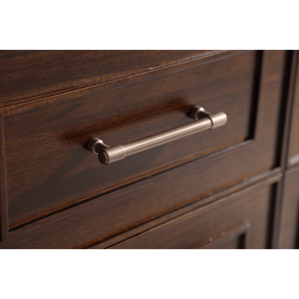 Legion Furniture 60" Ebony Double Vanity Dark Finish with 2" Thick Black Marble Countertop – – –