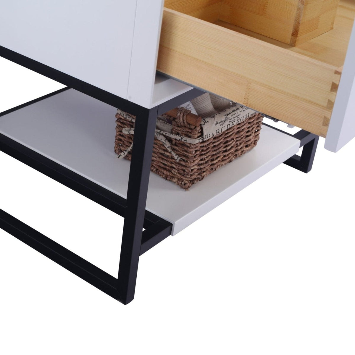 Laviva Alto 24" White Bathroom Vanity with White Quartz Countertop – – –