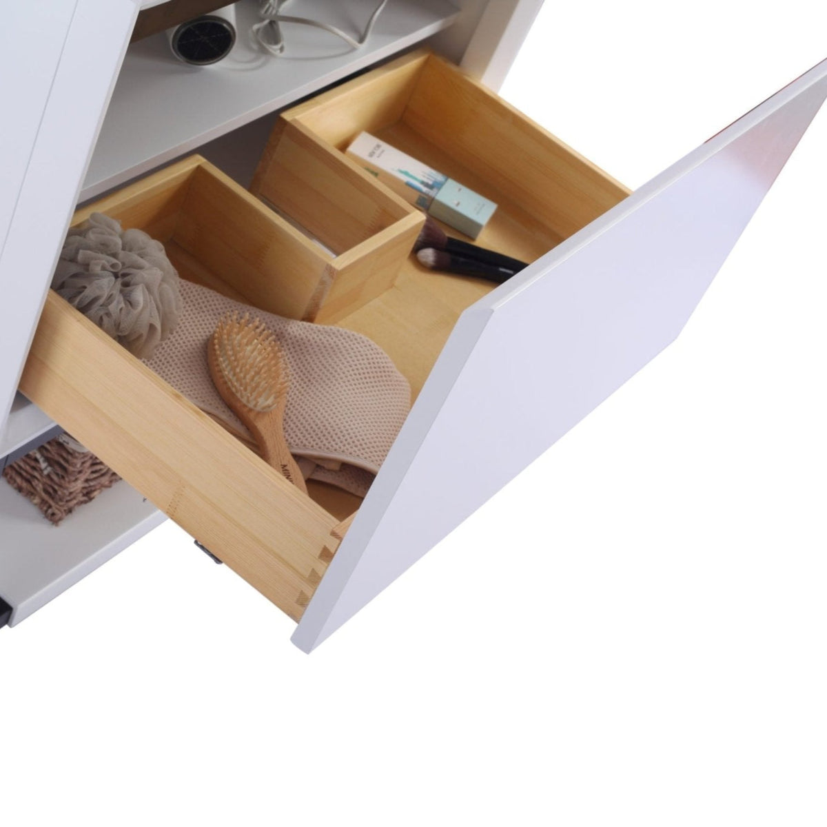 Laviva Alto 30" White Bathroom Vanity with Pure White Phoenix Stone Countertop – – –