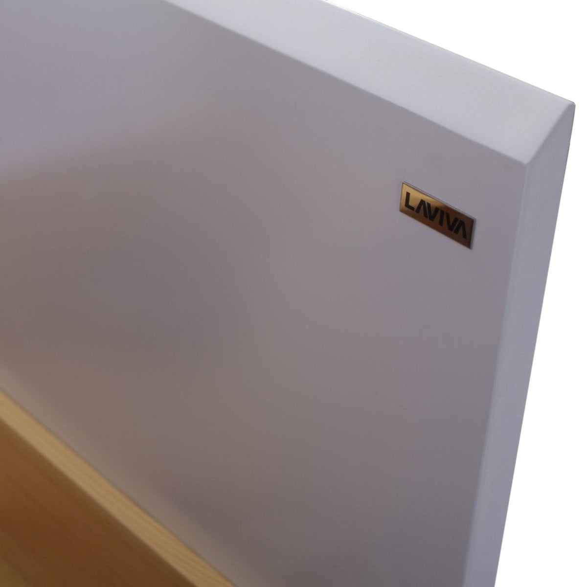 Laviva Alto 30" White Bathroom Vanity with White Carrara Marble Countertop – – –