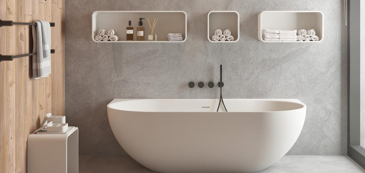 Ideavit SolidNova Back to Wall Bathtub – – –