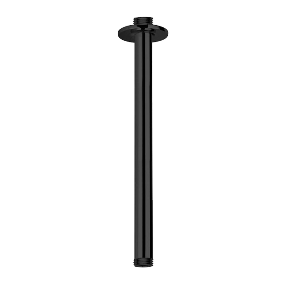 LaToscana 12'' Round Ceiling Brass Shower Arm – Matt Black PVD – –