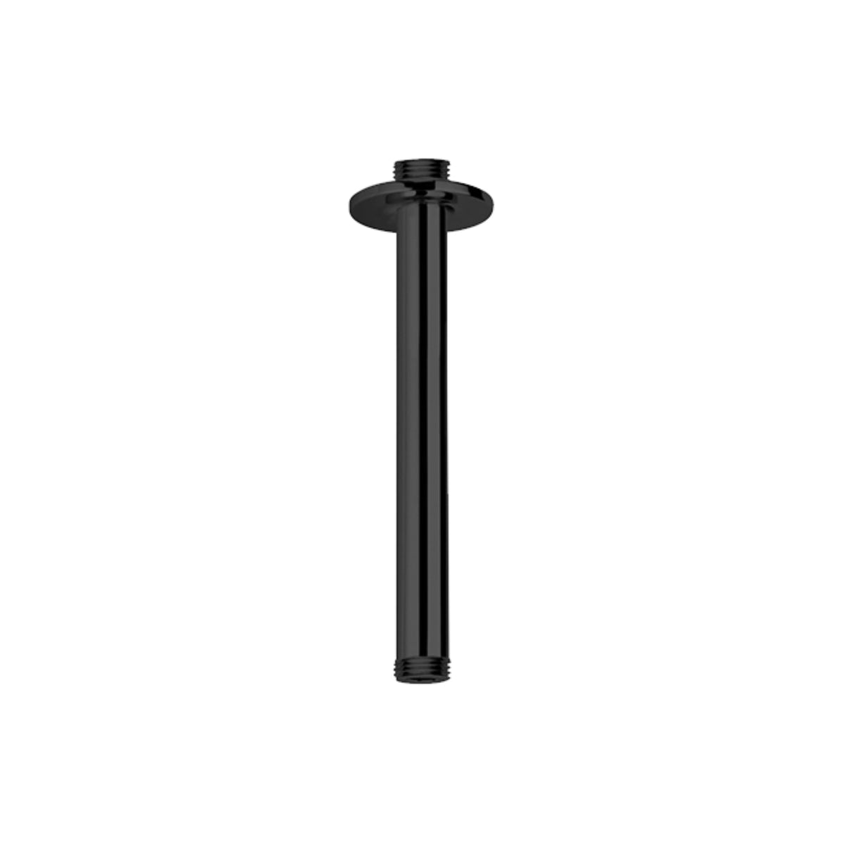 LaToscana 6'' Round Ceiling Brass Shower Arm – Matt Black PVD – –