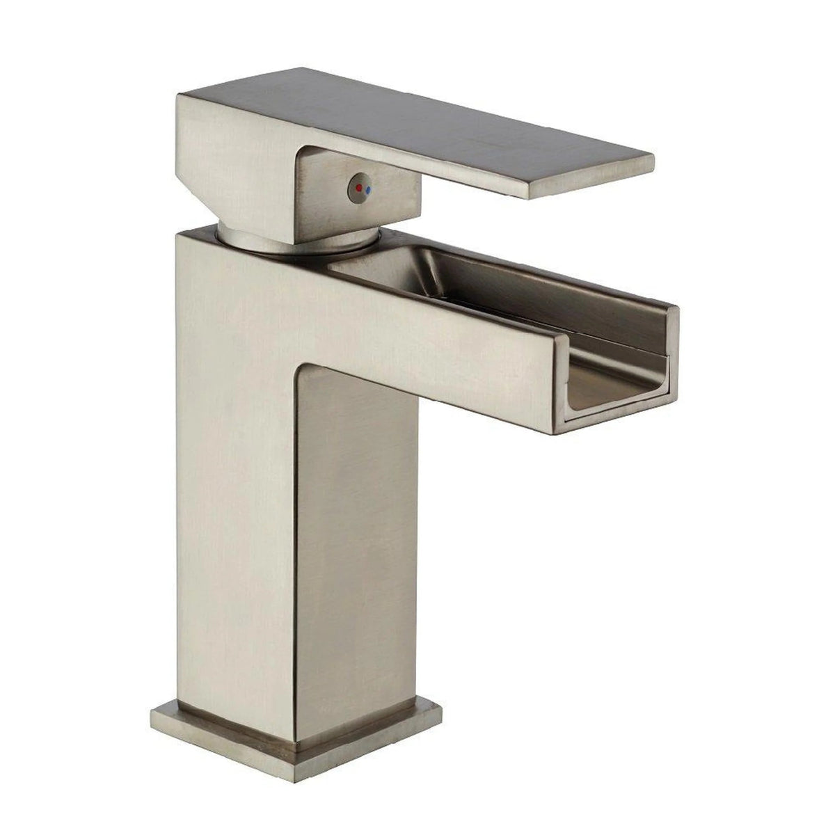 LaToscana DAX Waterfall Single Handle Lavatory Faucet – Brushed Nickel – –