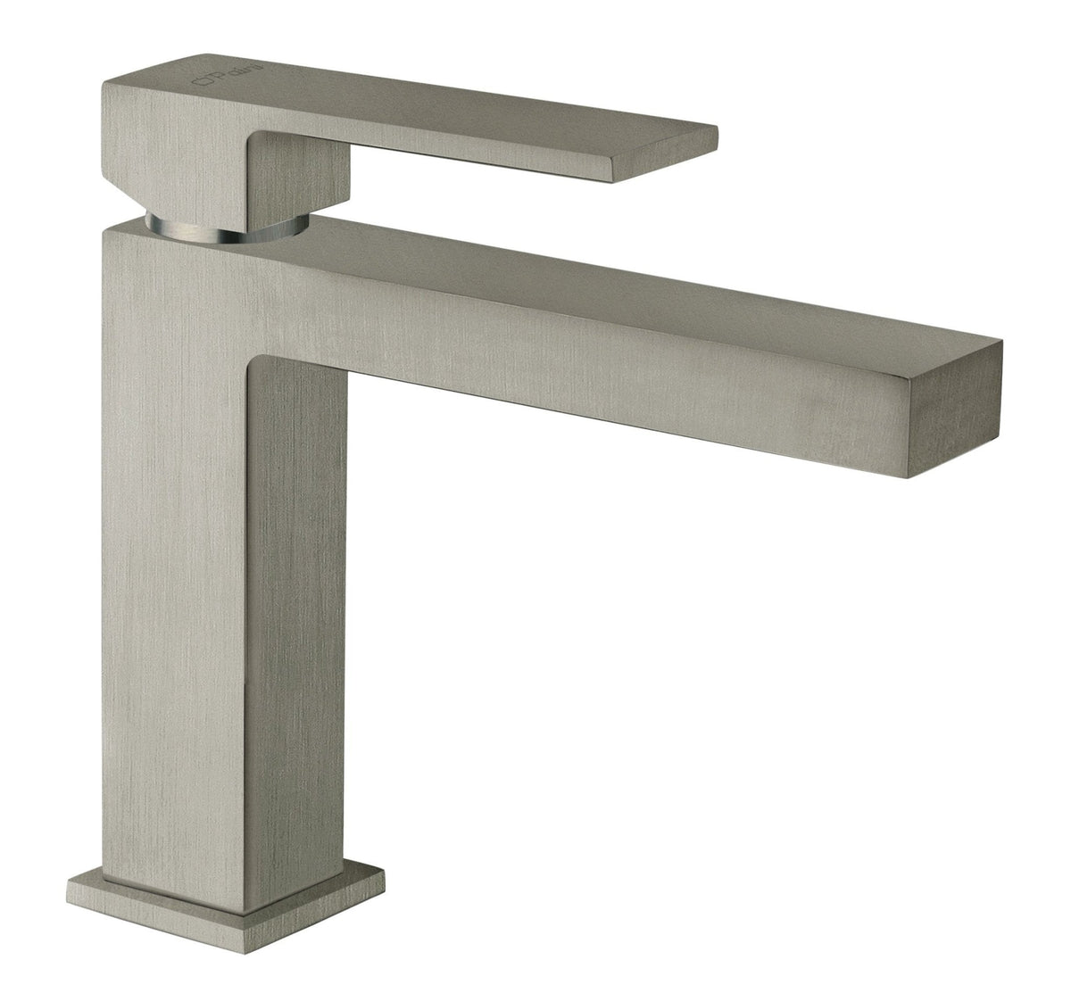 LaToscana QUADRO Single Lever Handle Lavatory Faucet – Brushed Nickel – –