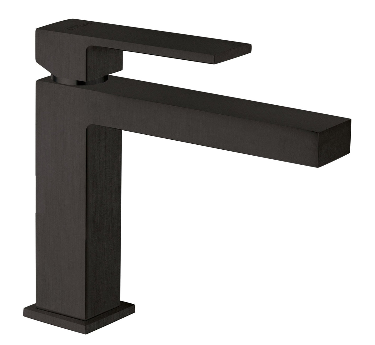 LaToscana QUADRO Single Lever Handle Lavatory Faucet – Matt Black PVD – –