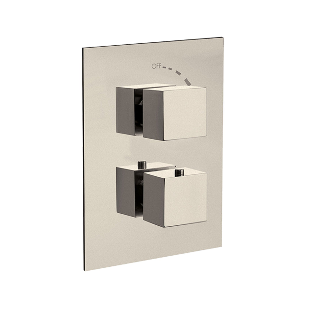 LaToscana QUADRO Thermostatic Shower Set TRIM (Requires Rough Valve 690) – Brushed Nickel – –