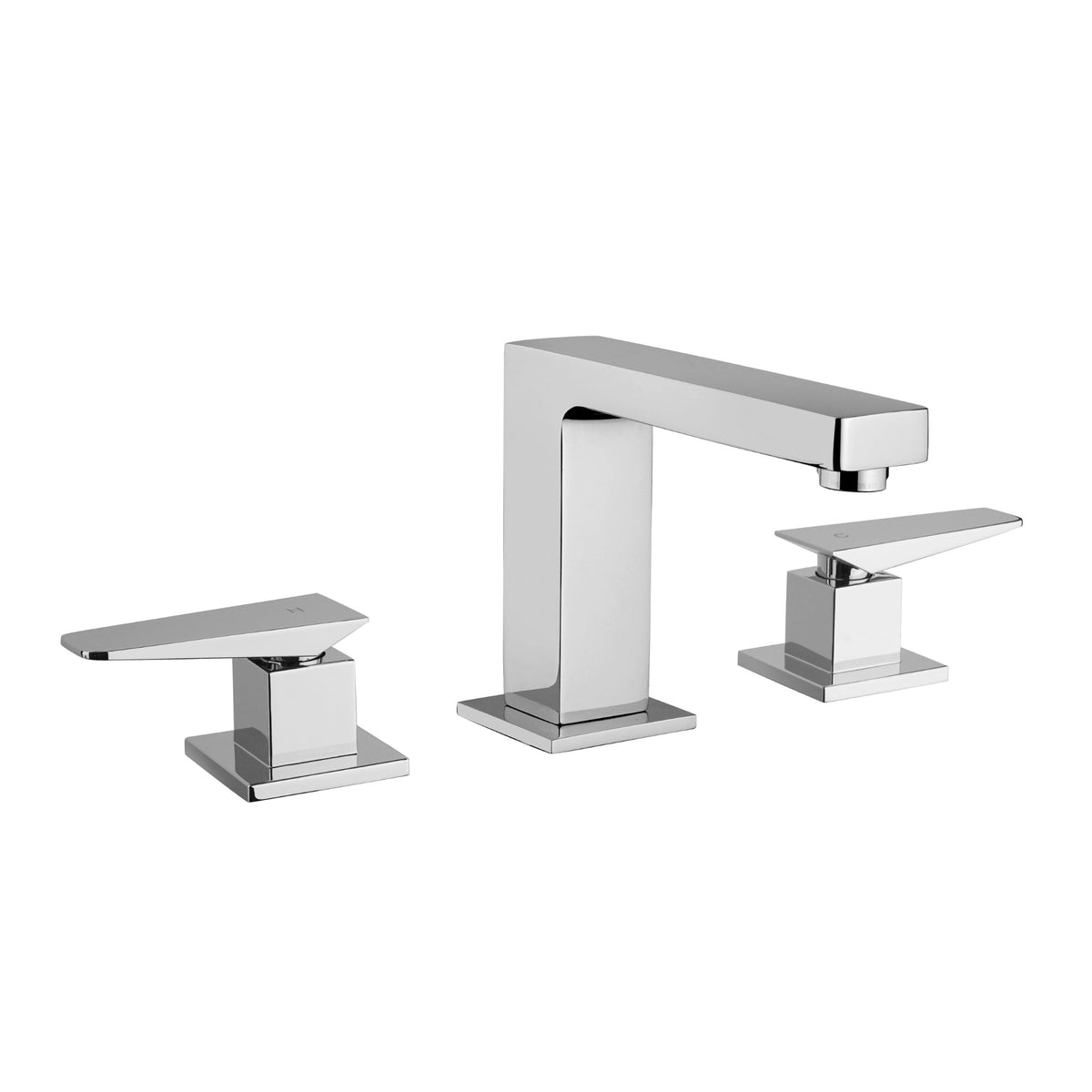 LaToscana QUADRO Widespread Lavatory Faucet with Lever Handles – Chrome – –