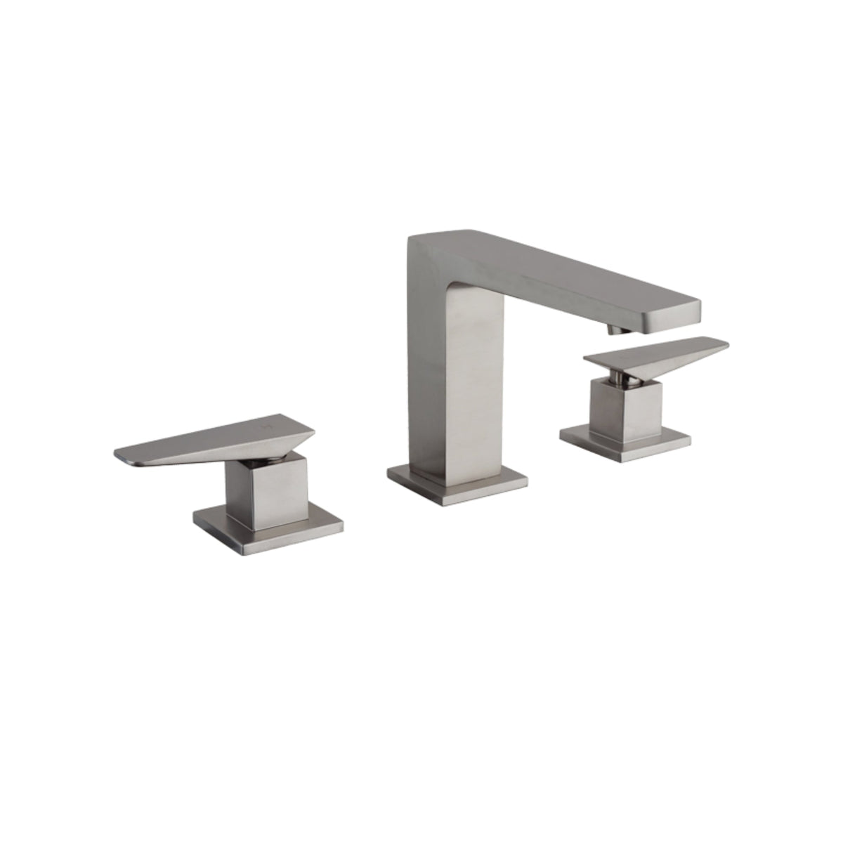 LaToscana QUADRO Widespread Lavatory Faucet with Lever Handles – Brushed Nickel – –