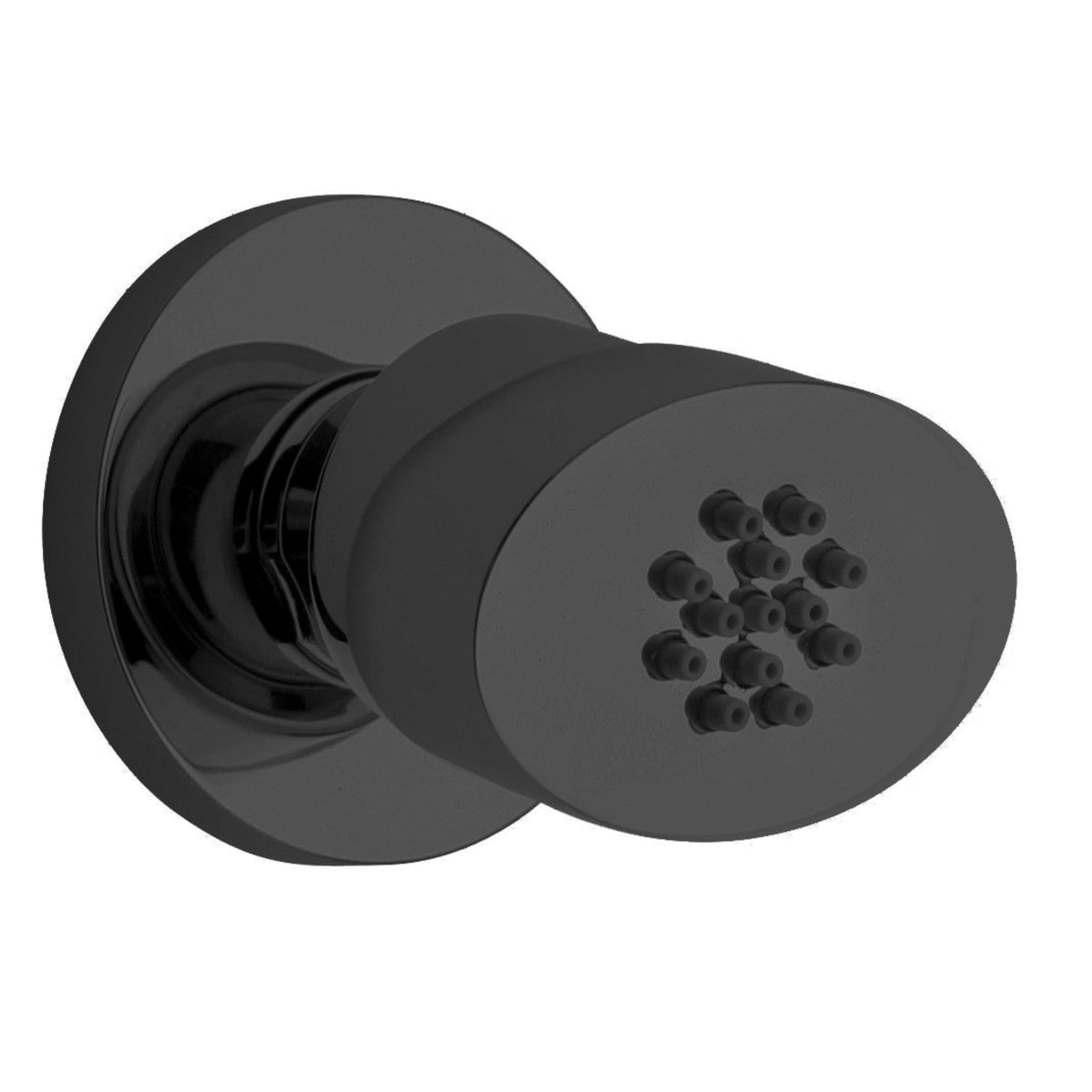 LaToscana Round Exposed Body Spray – Matt Black PVD – –