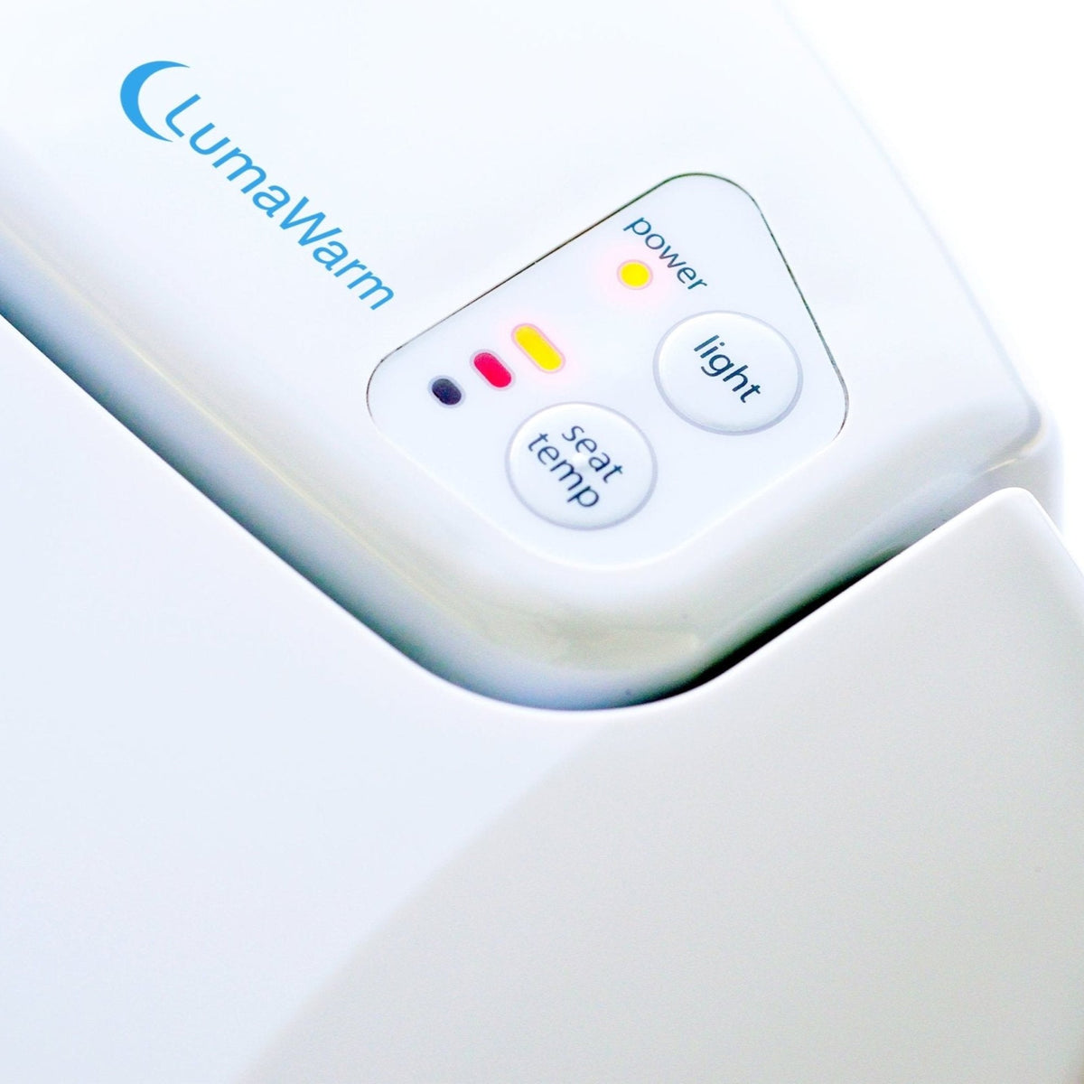 Brondell LumaWarm Heated Nightlight Toilet Seat – Round – Biscuit –