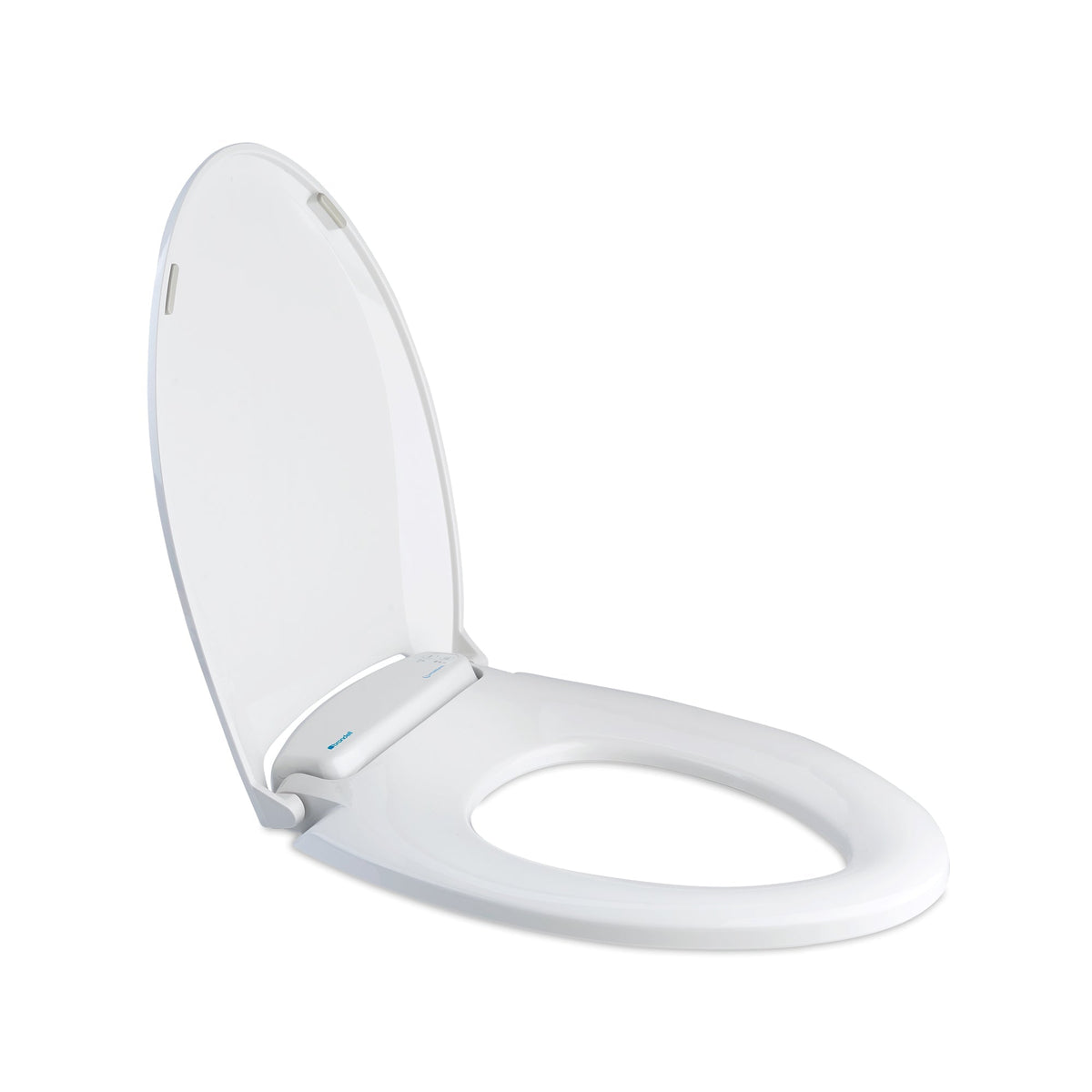 Brondell LumaWarm Heated Nightlight Toilet Seat – Round – White –