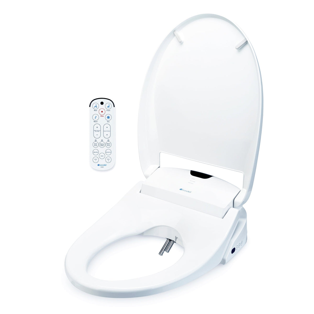 Brondell Swash 1400 Luxury Bidet Toilet Seat – Round – White –