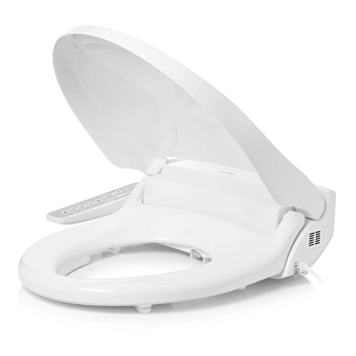 Brondell Swash Select DR801 Sidearm Bidet Seat with Warm Air Dryer and Deodorizer – Elongated – White –