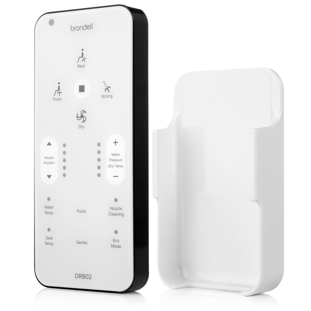 Brondell Swash Select DR802 Bidet Seat with Warm Air Dryer and Deodorizer – Elongated – White –