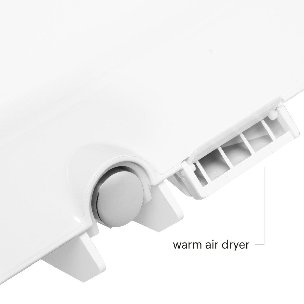 Brondell Swash Select DR802 Bidet Seat with Warm Air Dryer and Deodorizer – Elongated – White –