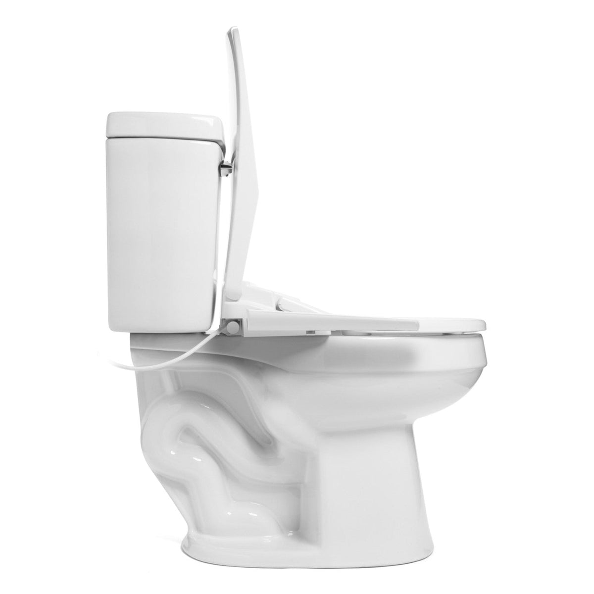 Brondell Swash Thinline T22 Luxury Bidet Toilet Seat with Side Arm Control – Elongated – White –