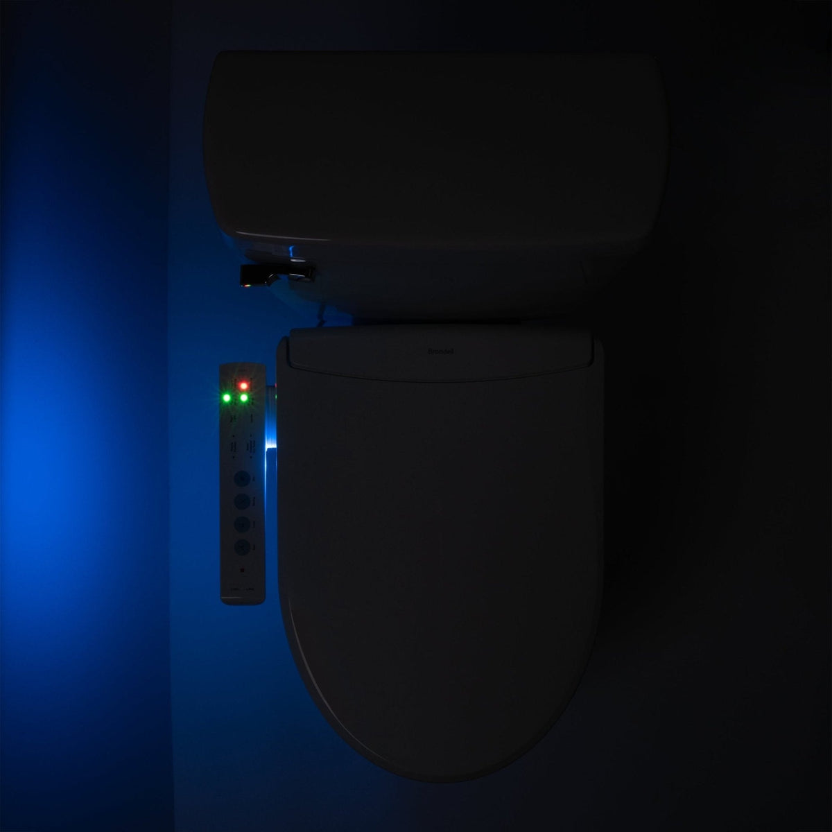 Brondell Swash Thinline T22 Luxury Bidet Toilet Seat with Side Arm Control – Elongated – White –