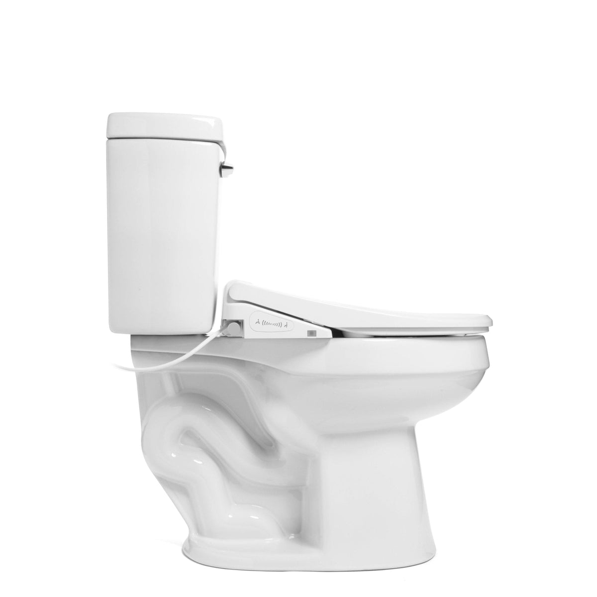 Brondell Swash Thinline T44 Luxury Bidet Toilet Seat with Remote Control – Elongated – White –