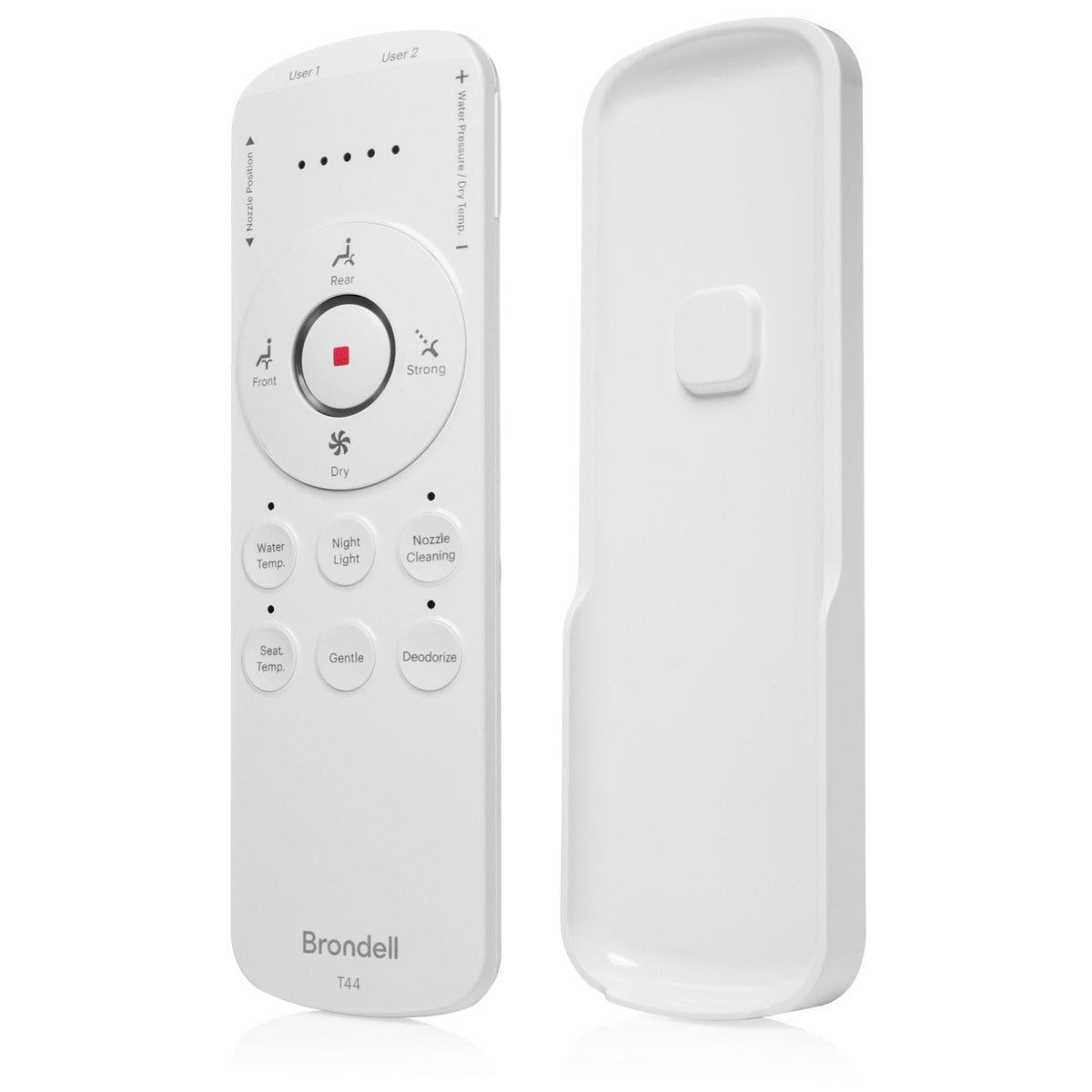 Brondell Swash Thinline T44 Luxury Bidet Toilet Seat with Remote Control – Elongated – White –