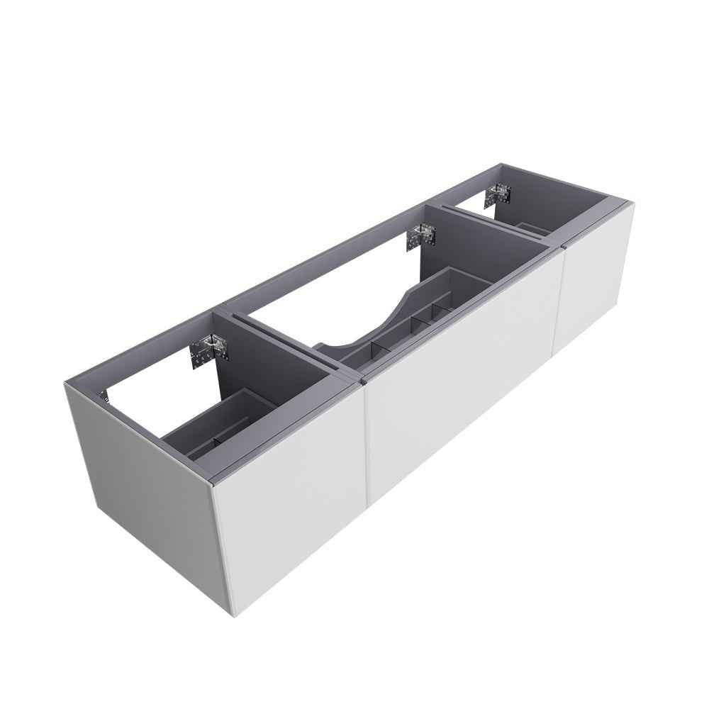 Laviva Vitri 72" Cloud White Single Sink Wall Hung Bathroom Vanity Cabinet – – –