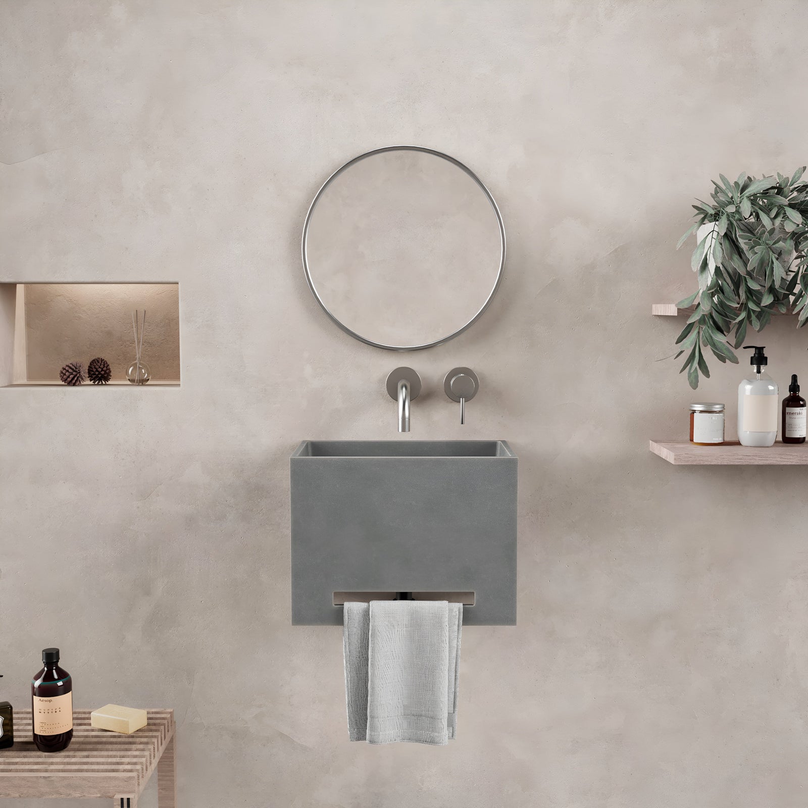 Concrete Washbasins