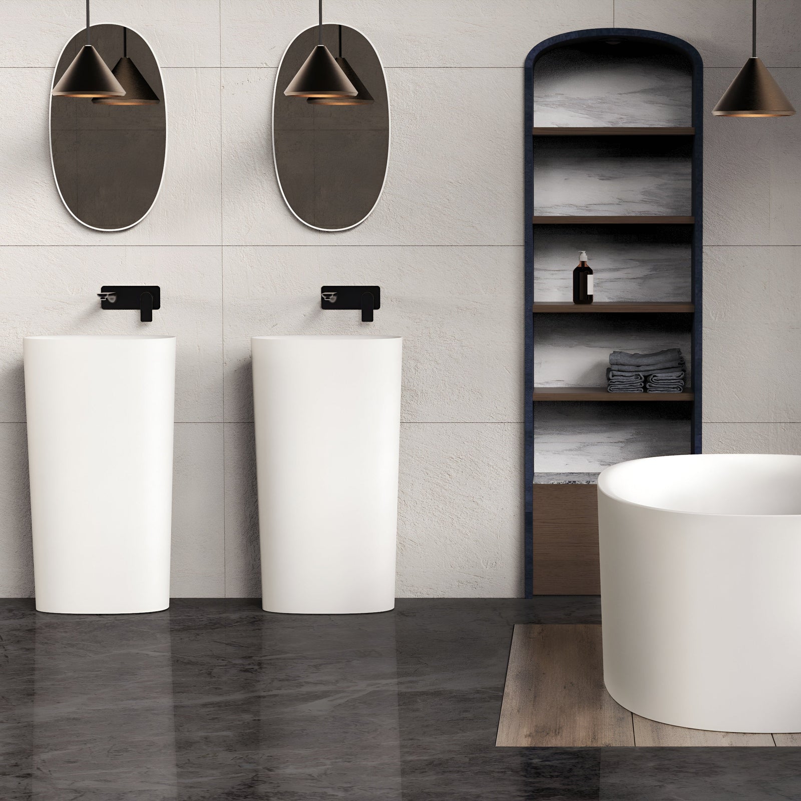 Ideavit Freestanding Washbasins Collection
