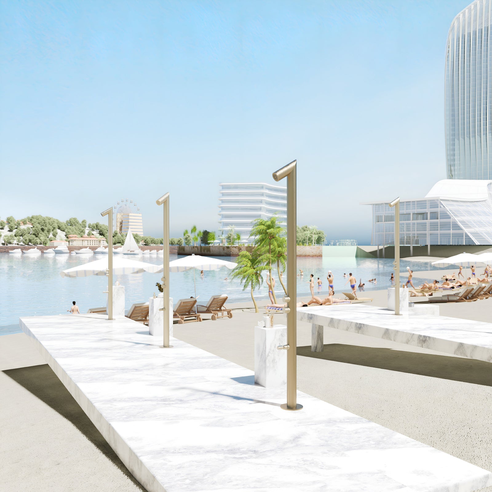 Outdoor Architectural Showers