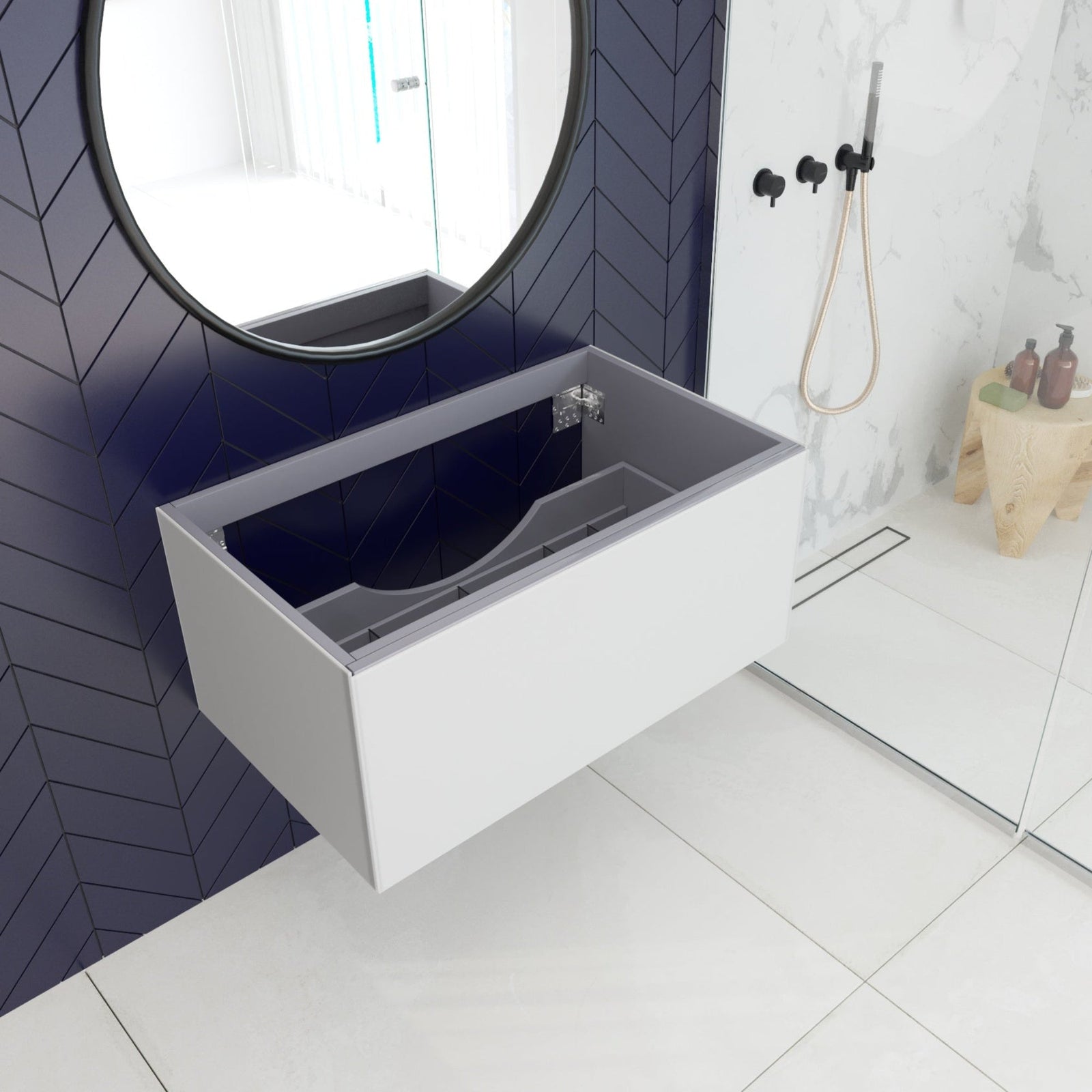 Cabinets Only: Single 31" - 40" - Mihodo