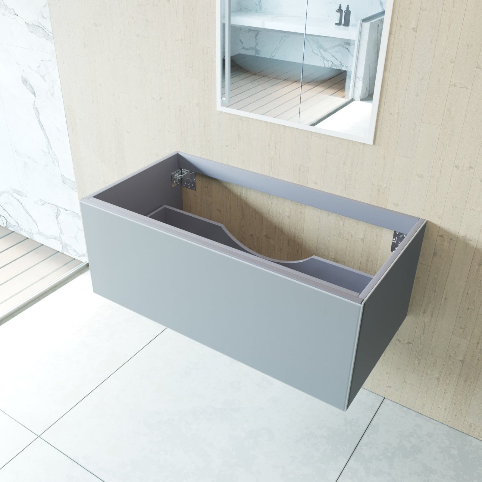 Cabinets Only: Single 41" - 50" - Mihodo