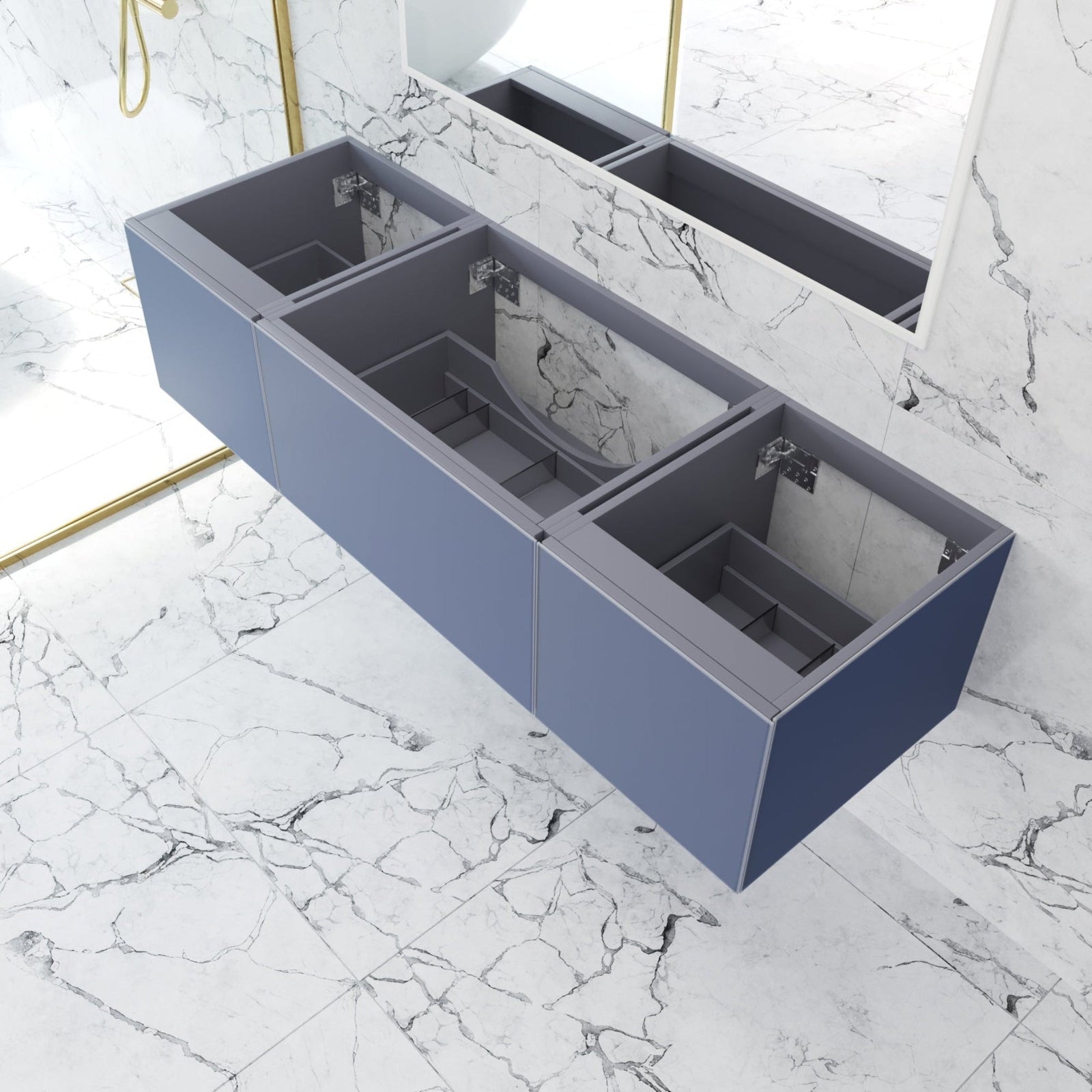 Cabinets Only: Single 61" and Up - Mihodo