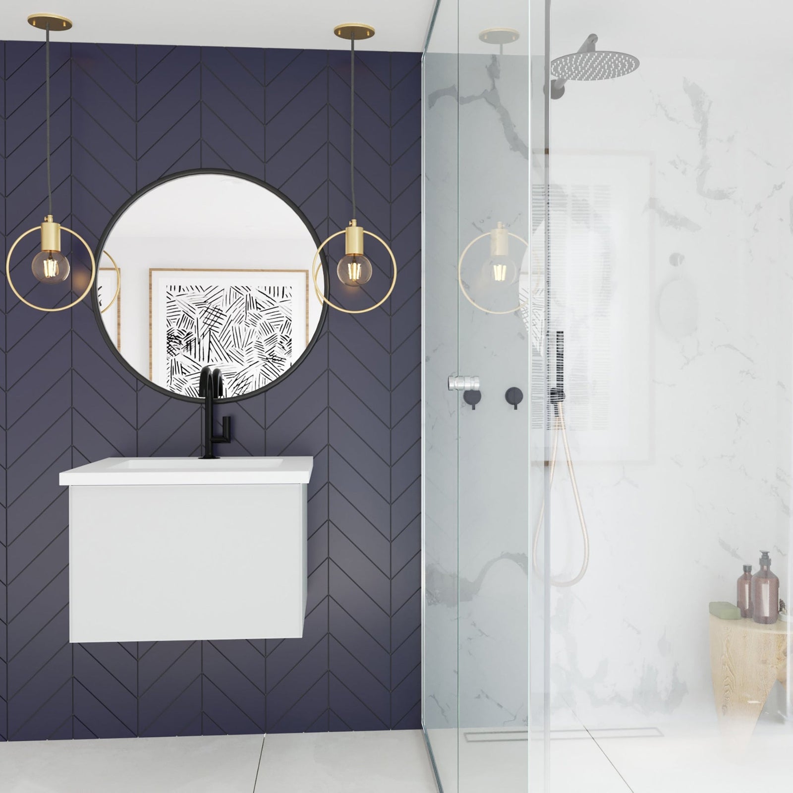 Vanities: Wall Mounted Up to 30" - Mihodo
