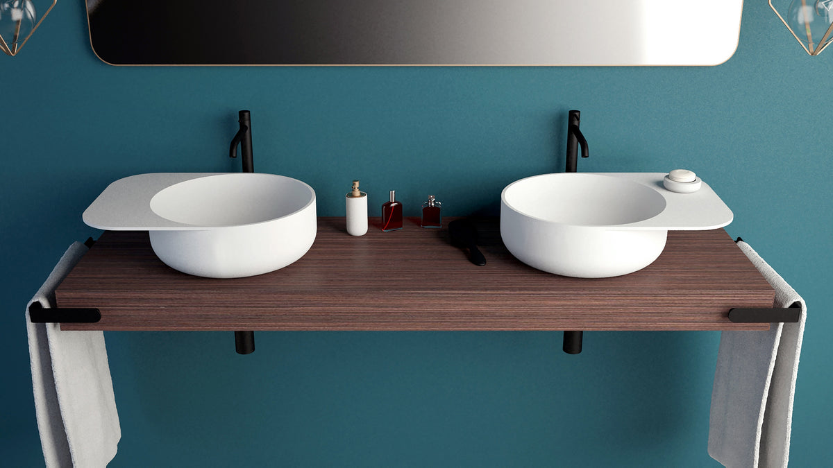 Ideavit SolidCap 6.0 Vessel Sink – 20&quot; Matte White
