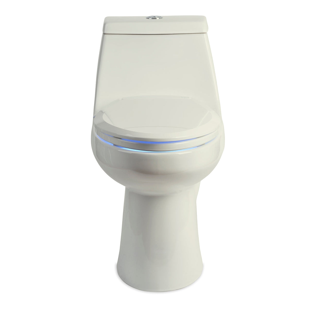 Brondell LumaWarm Heated Nightlight Toilet Seat – Elongated – Biscuit –