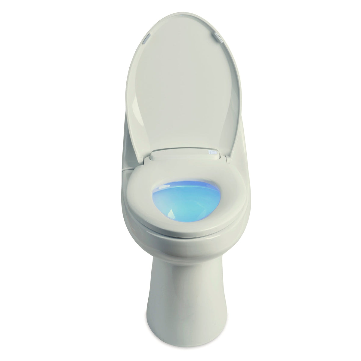 Brondell LumaWarm Heated Nightlight Toilet Seat – Elongated – Biscuit –