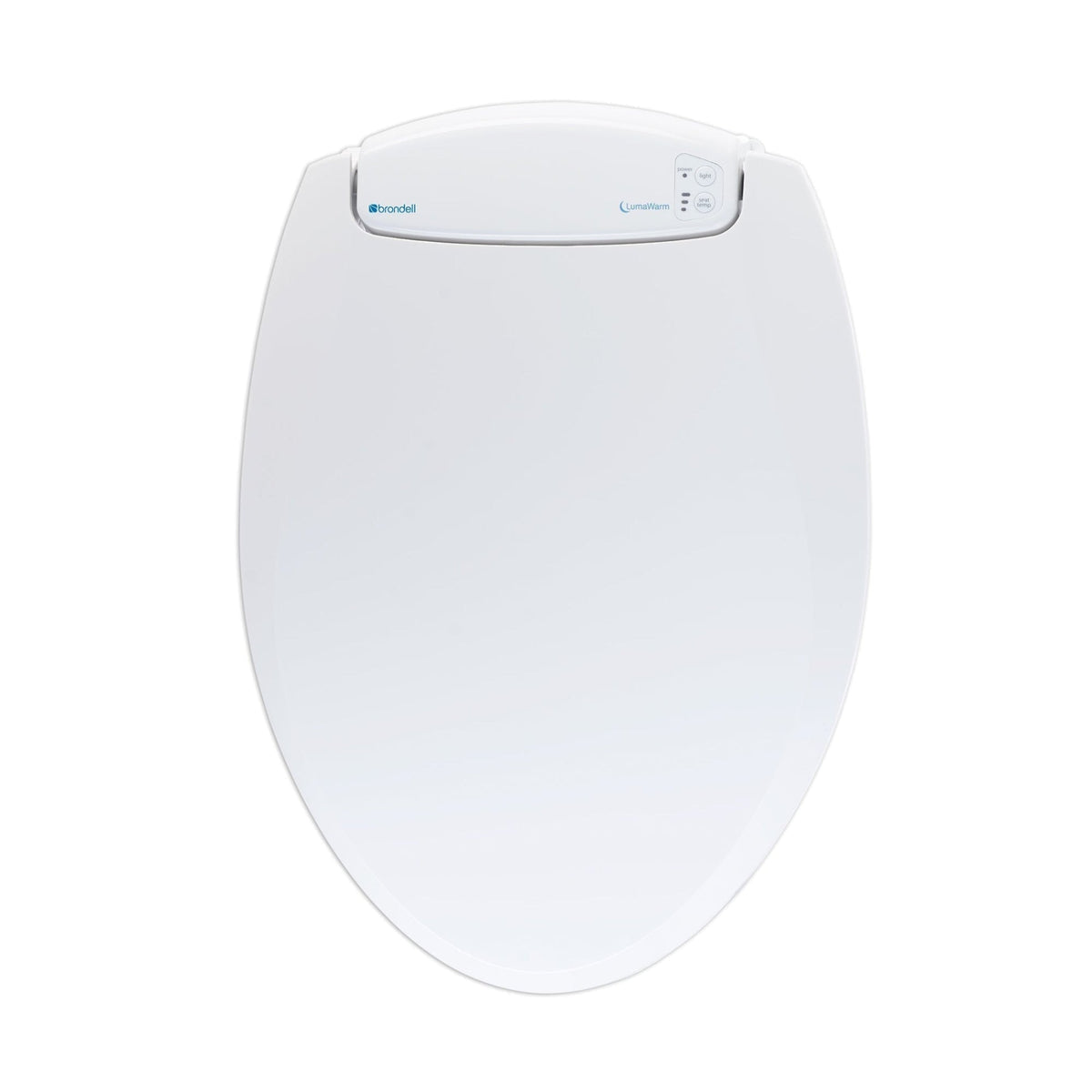 Brondell LumaWarm Heated Nightlight Toilet Seat – Elongated – White –