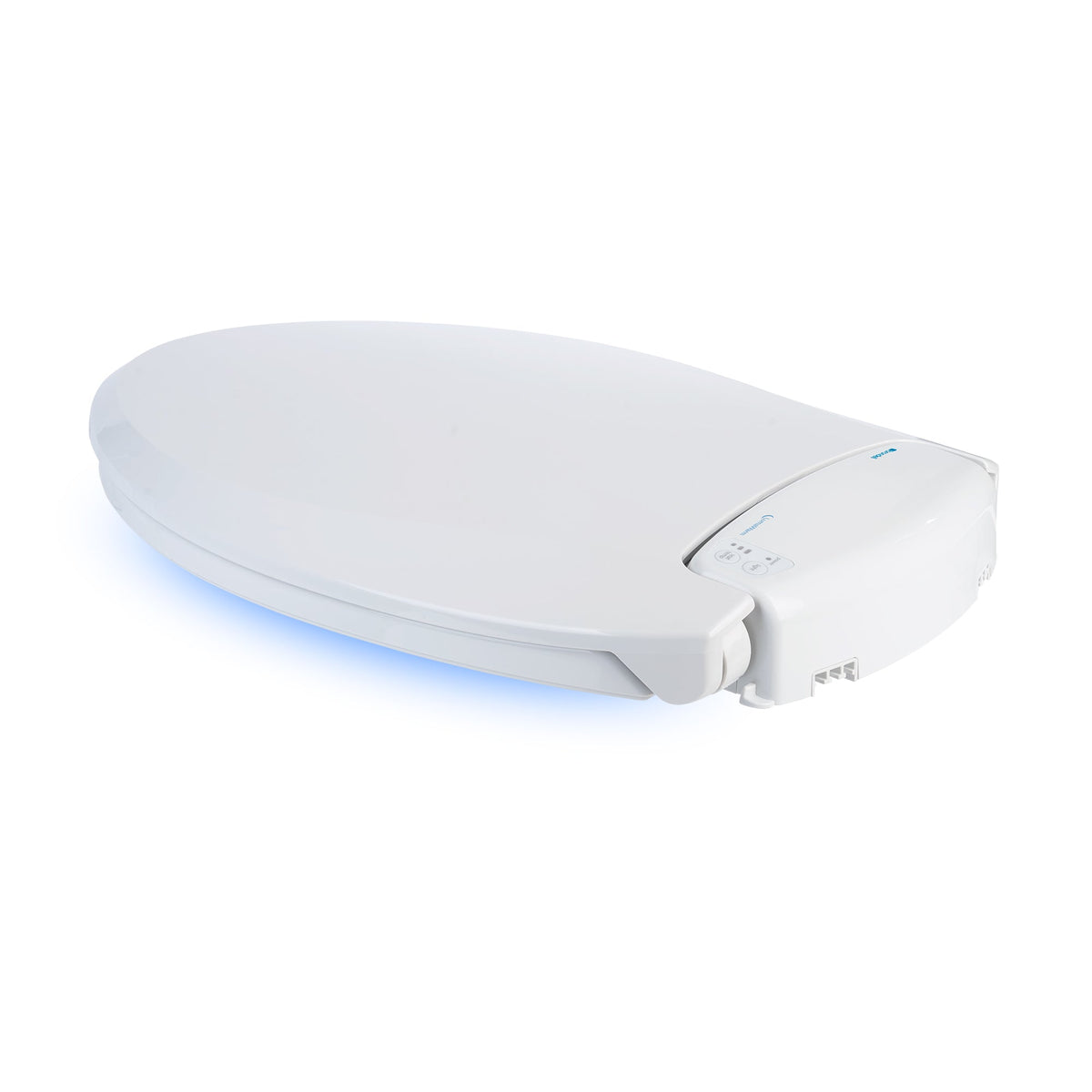 Brondell LumaWarm Heated Nightlight Toilet Seat – Round – Biscuit –