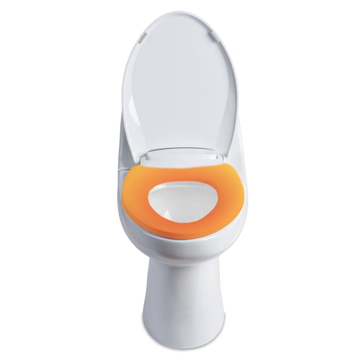 Brondell LumaWarm Heated Nightlight Toilet Seat – Round – Biscuit –