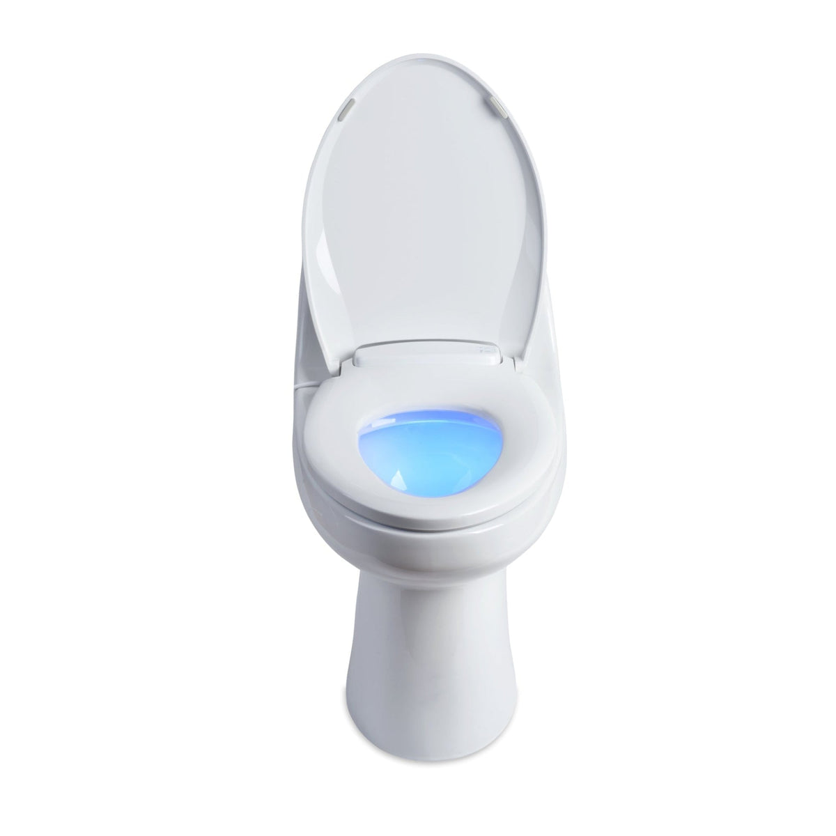 Brondell LumaWarm Heated Nightlight Toilet Seat – Round – White –