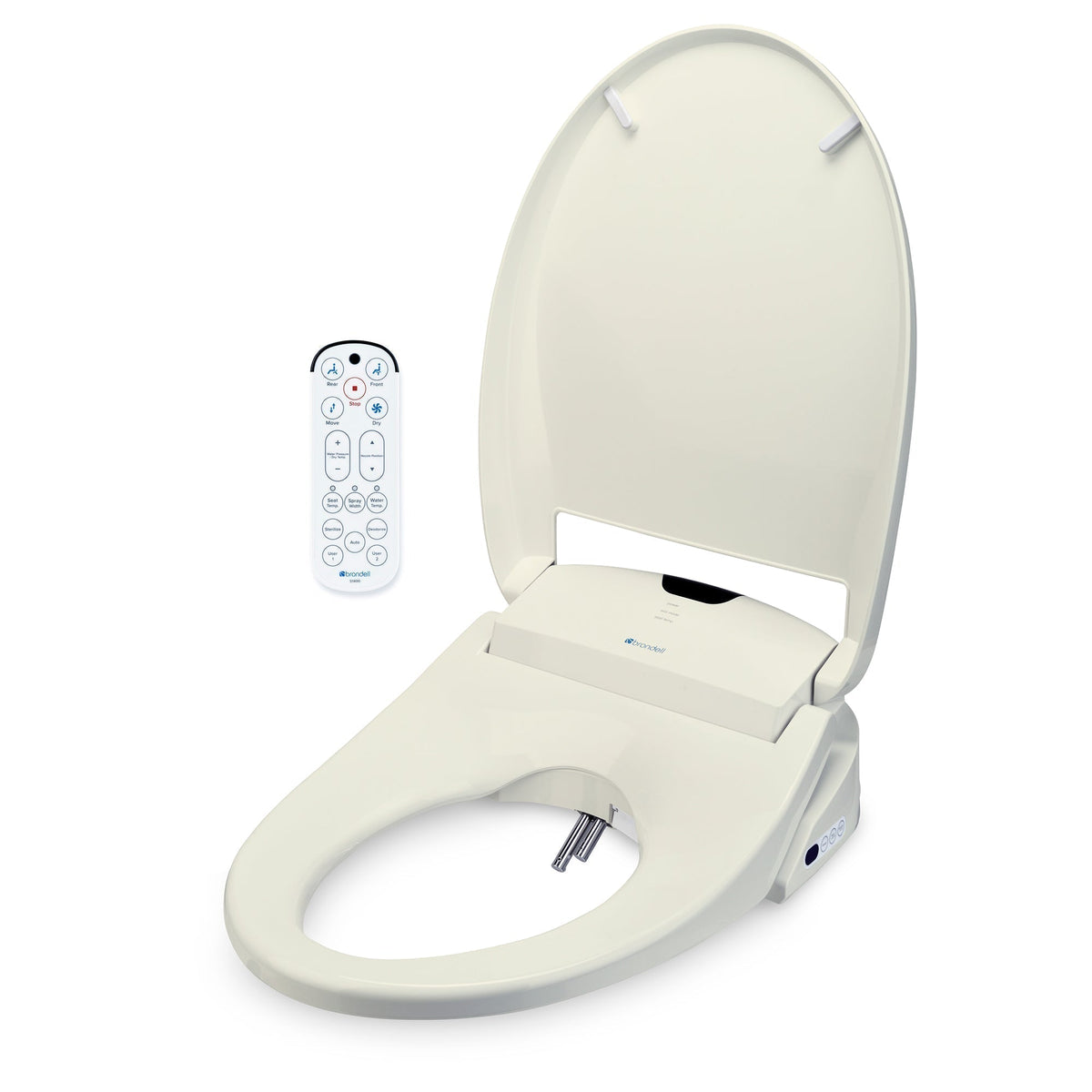 Brondell Swash 1400 Luxury Bidet Toilet Seat – Elongated – Biscuit –