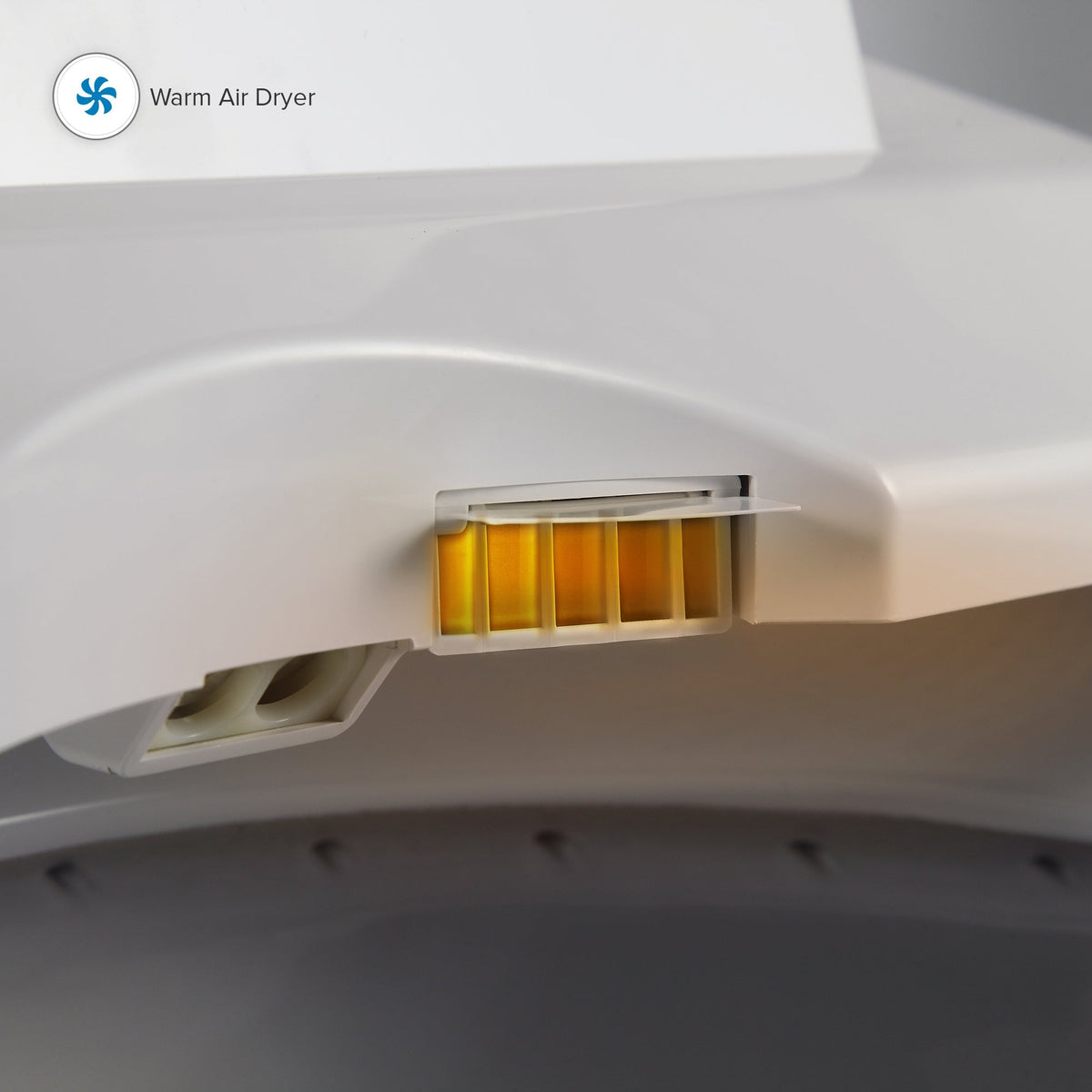 Brondell Swash 1400 Luxury Bidet Toilet Seat – Round – White –