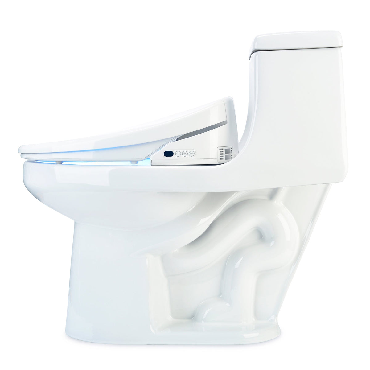 Brondell Swash 1400 Luxury Bidet Toilet Seat – Round – White –