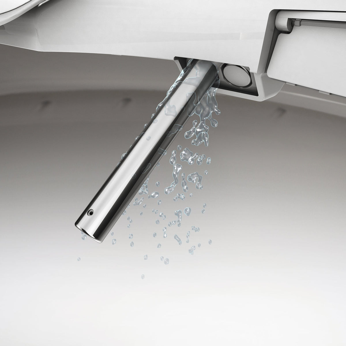 Brondell Swash 1400 Luxury Bidet Toilet Seat – Round – White –