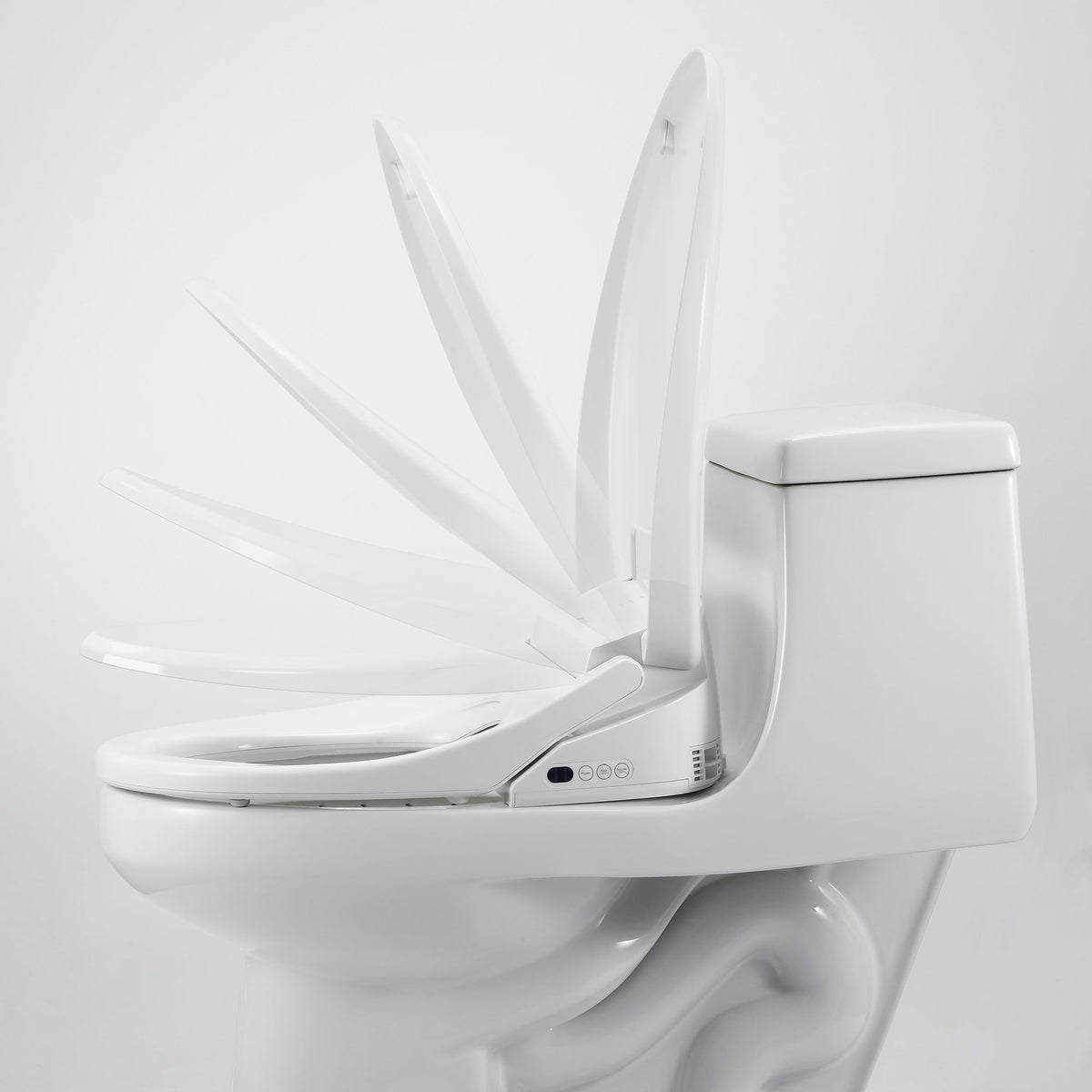 Brondell Swash 1400 Luxury Bidet Toilet Seat – Round – White –