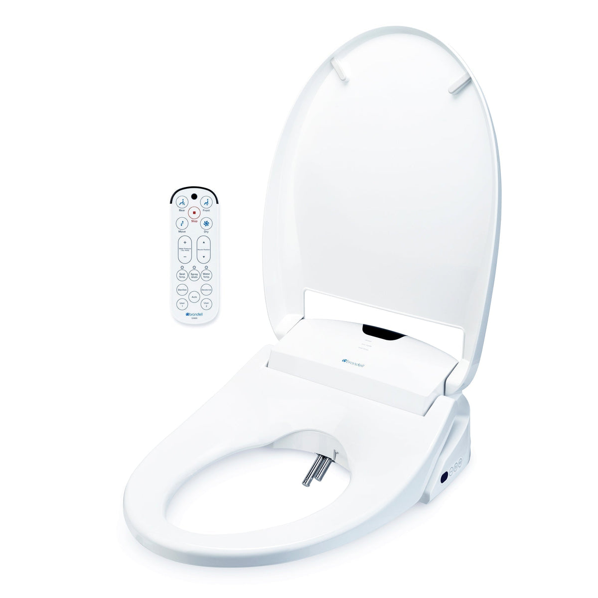 Brondell Swash 1400 Luxury Bidet Toilet Seat – Round – White –