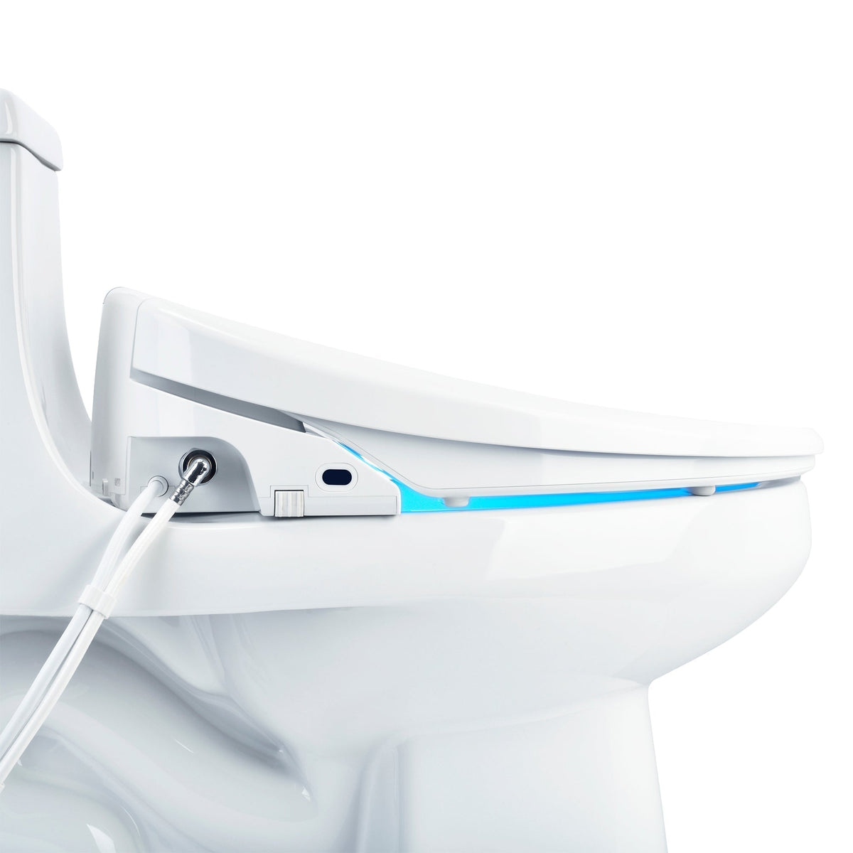 Brondell Swash 1400 Luxury Bidet Toilet Seat – Round – White –