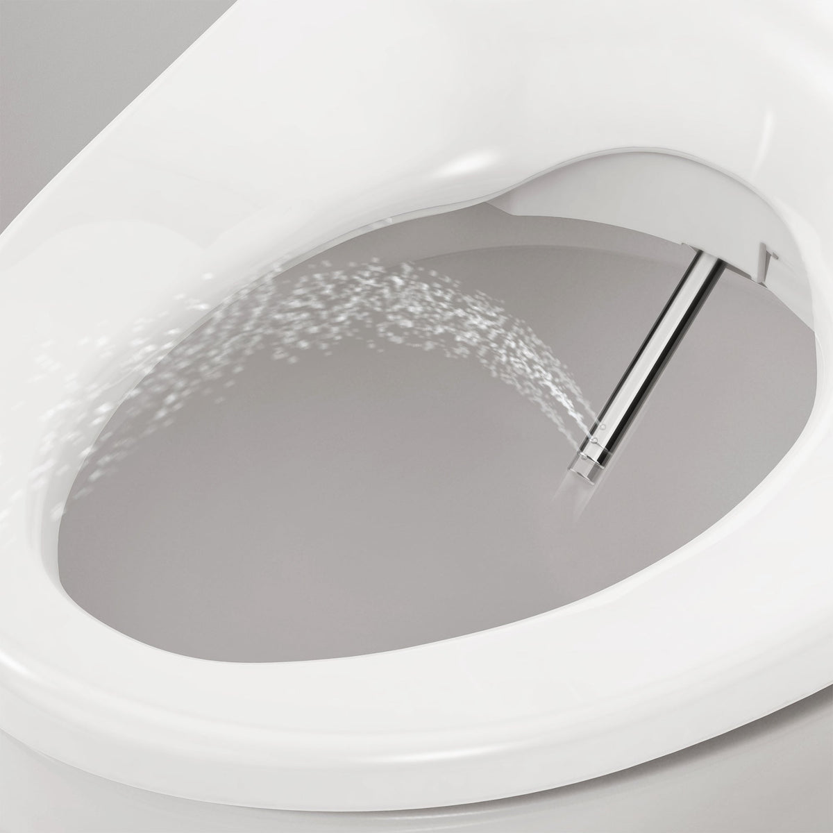 Brondell Swash 1400 Luxury Bidet Toilet Seat – Round – White –