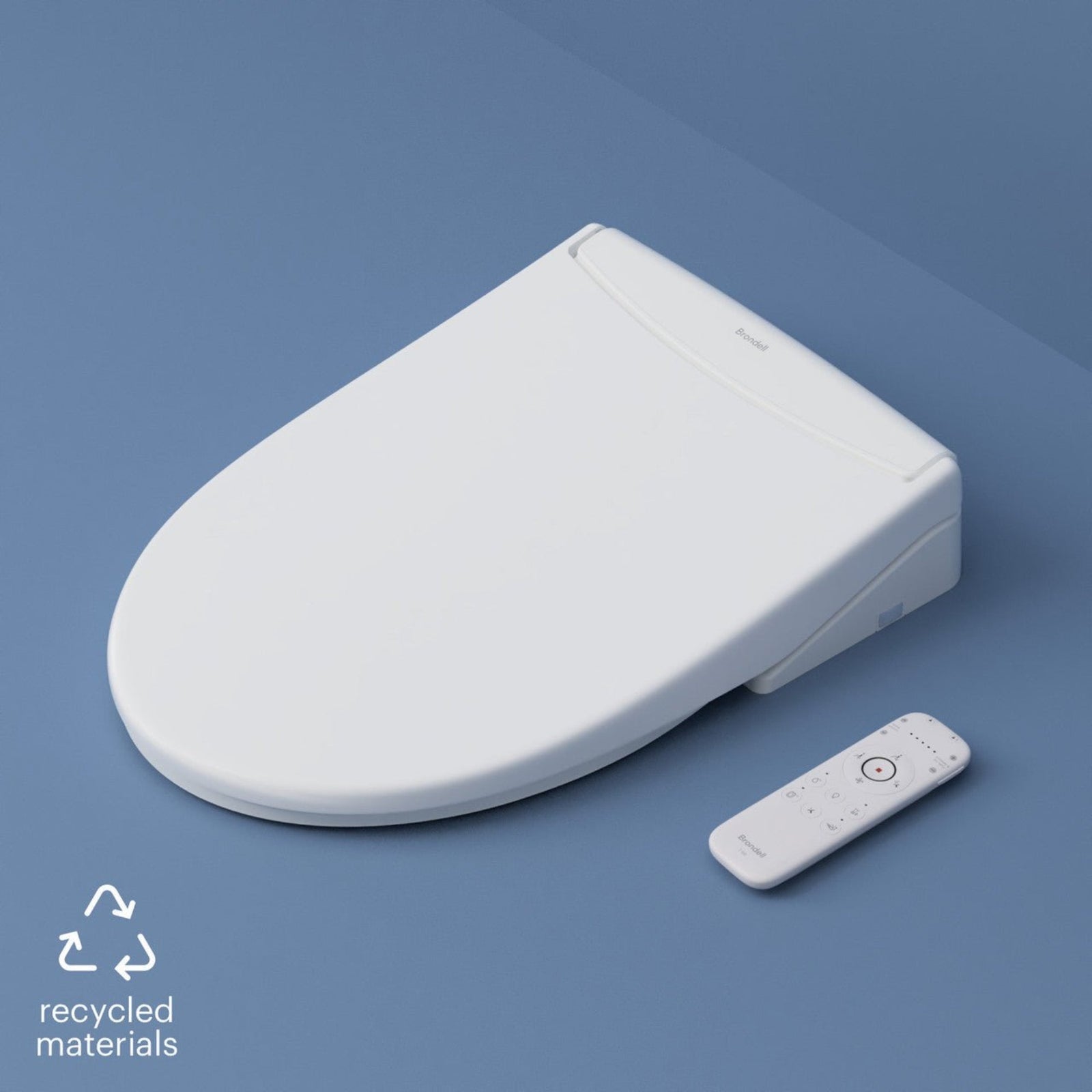 Brondell Swash Eco Thinline T66 Electronic Luxury Bidet Toilet Seat with Remote Control – Elongated – White –