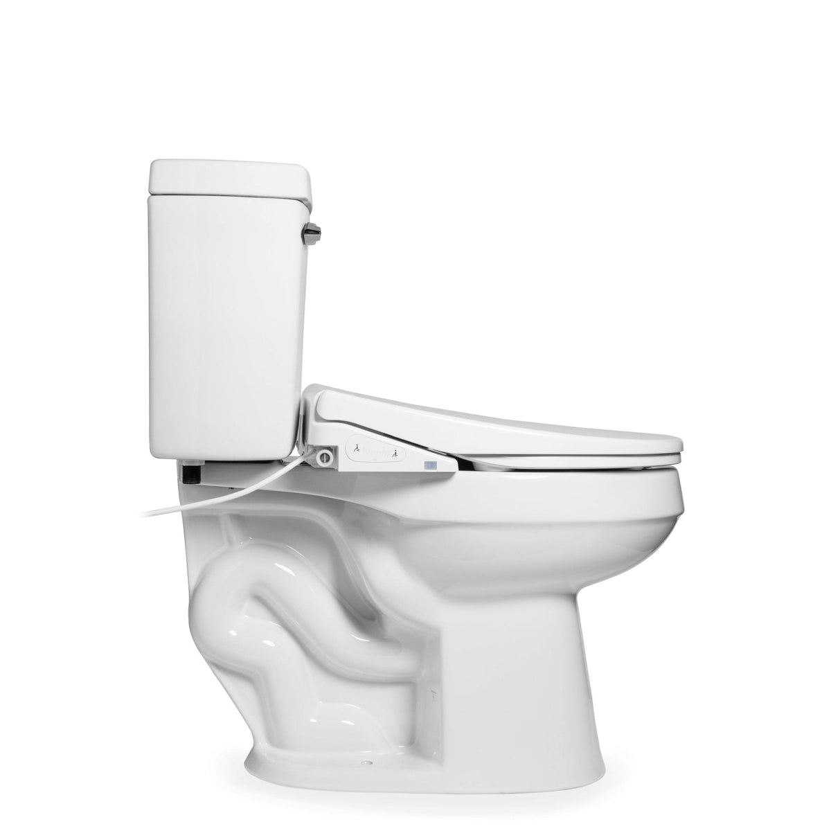 Brondell Swash Eco Thinline T66 Electronic Luxury Bidet Toilet Seat with Remote Control – Elongated – White –