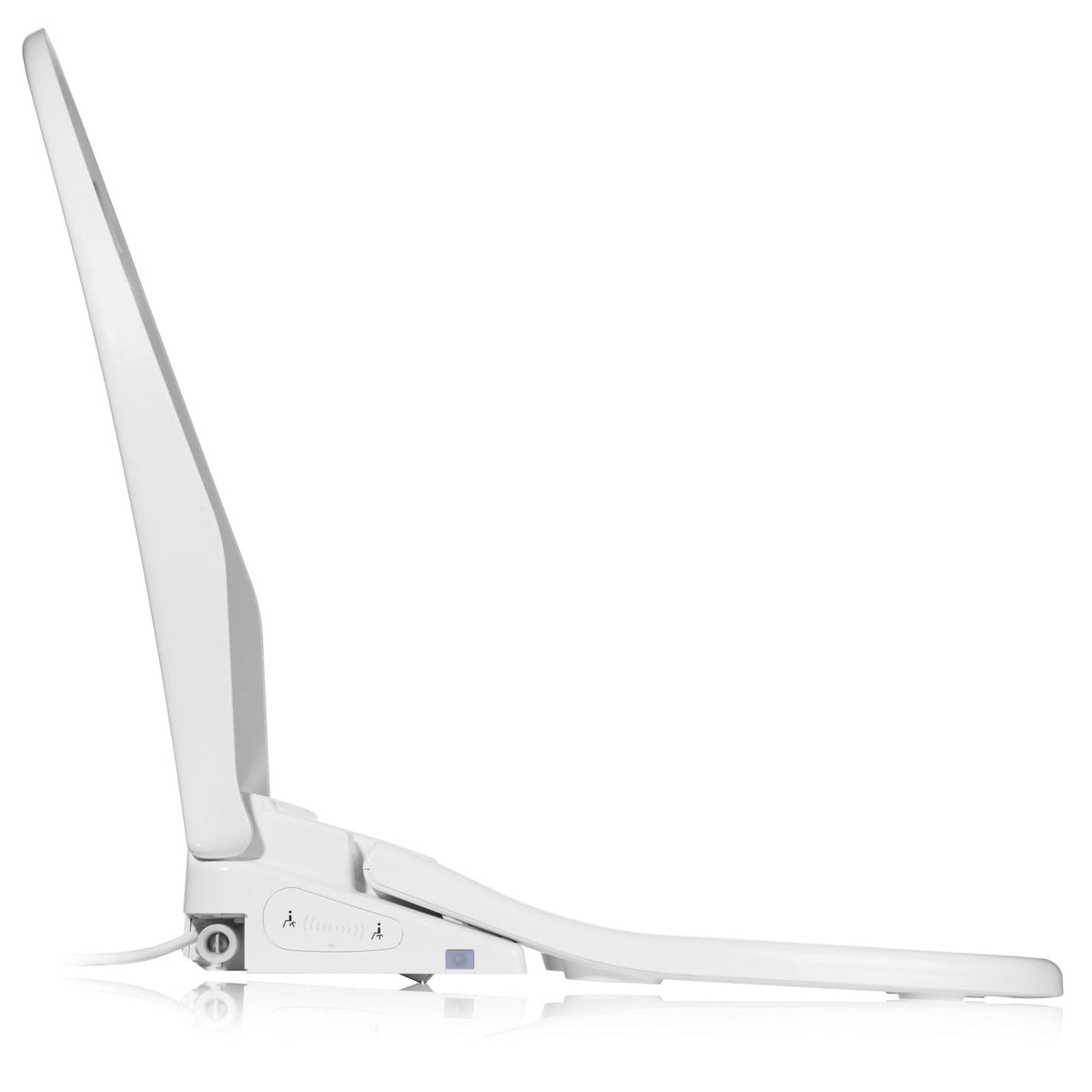 Brondell Swash Eco Thinline T66 Electronic Luxury Bidet Toilet Seat with Remote Control – Elongated – White –